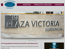 Tablet Screenshot of fotograbadosuniversal.com